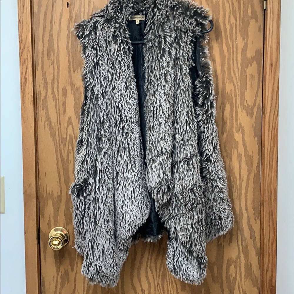 Fur Vest with Pockets